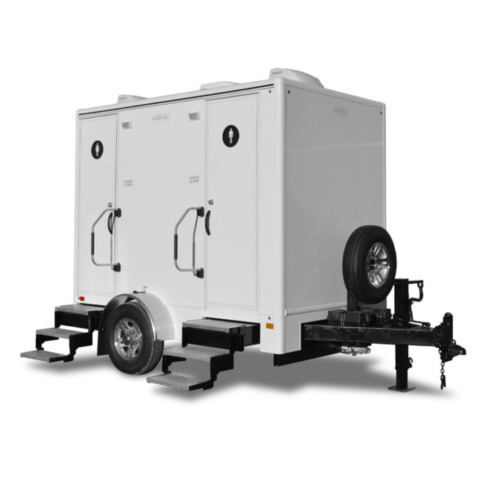 2-Stall JAG Urban Porta Potty Trailer Rental | Learn More